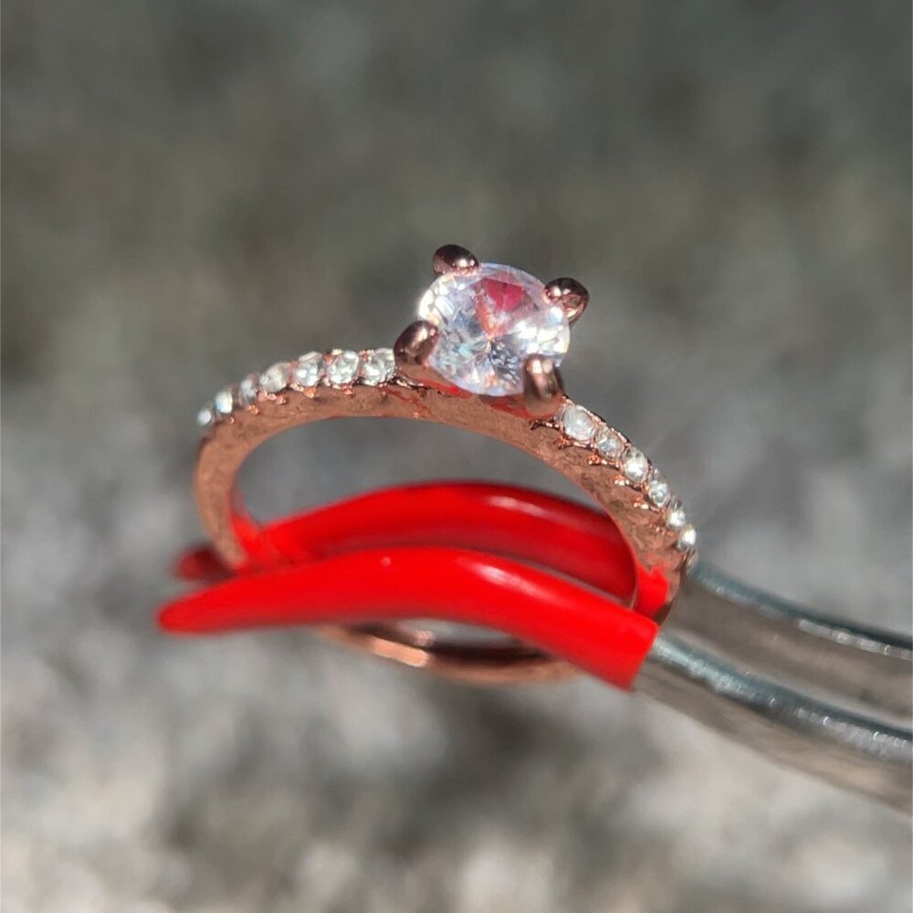 ❌Rose Gold Cz Ring - Picture 4 of 8